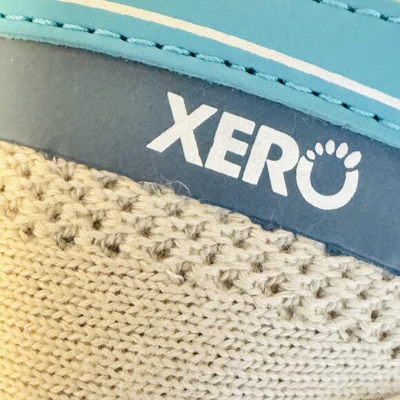 Xero Shoes Womens 9.5 Blue White Zelen Mesh Minimalist Running Athletic Sneakers - Picture 11 of 13